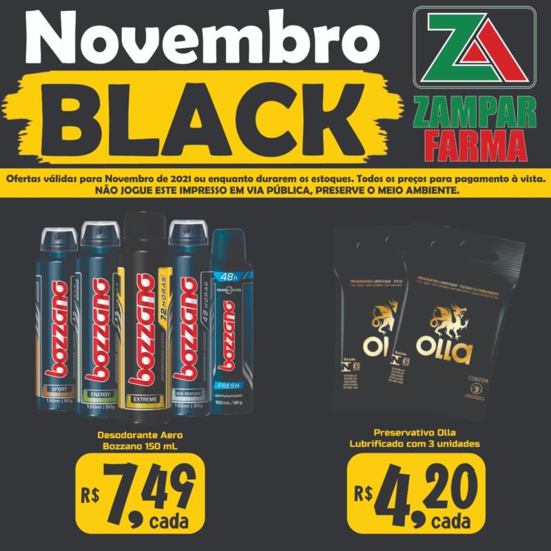 Mais promoções de Black Friday no mês de novembro na Zampar Farma