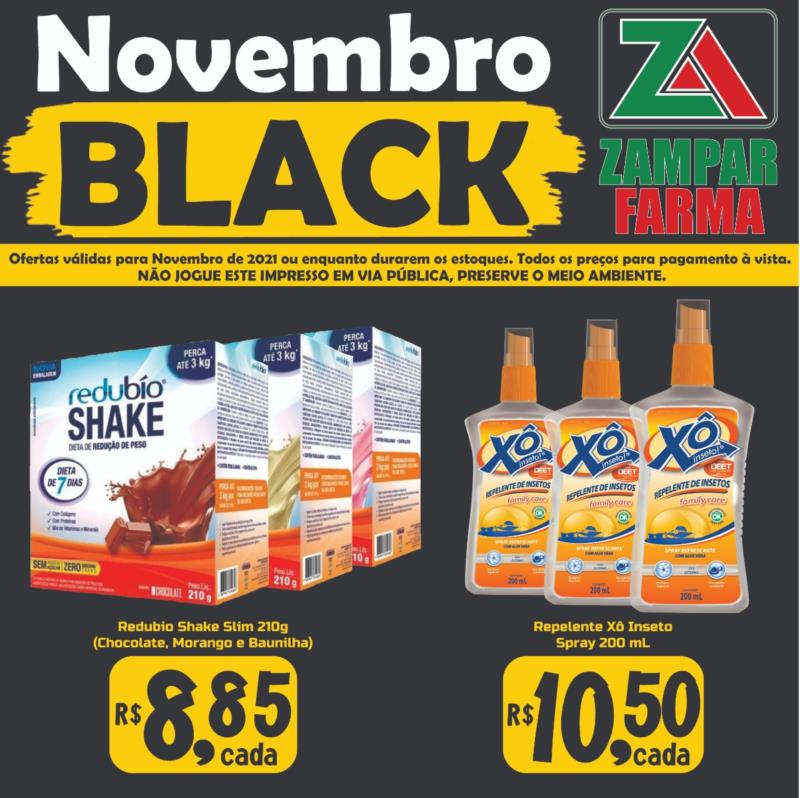 Mais promoções de Black Friday no mês de novembro na Zampar Farma