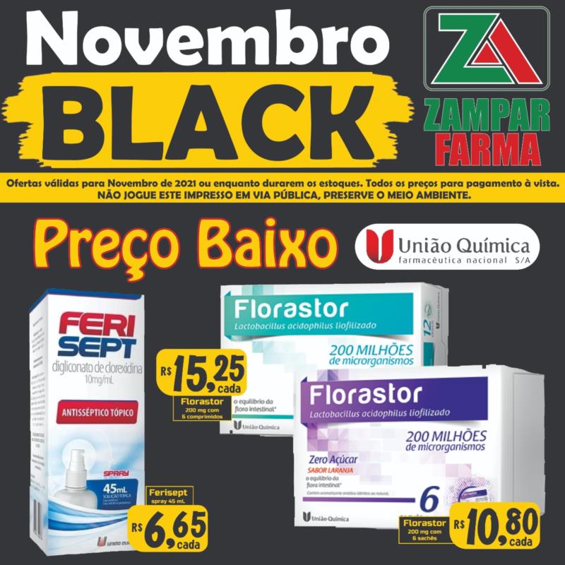 Mais promoções de Black Friday no mês de novembro na Zampar Farma