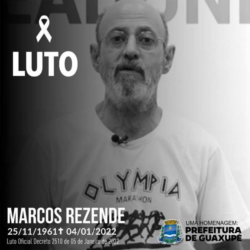 Prefeitura de Guaxupé decreta luto de três dias pelo falecimento do professor Marcos Rezende