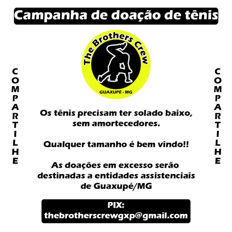 Grupo de breaking de Guaxupé realiza campanha para arrecadação de calçados