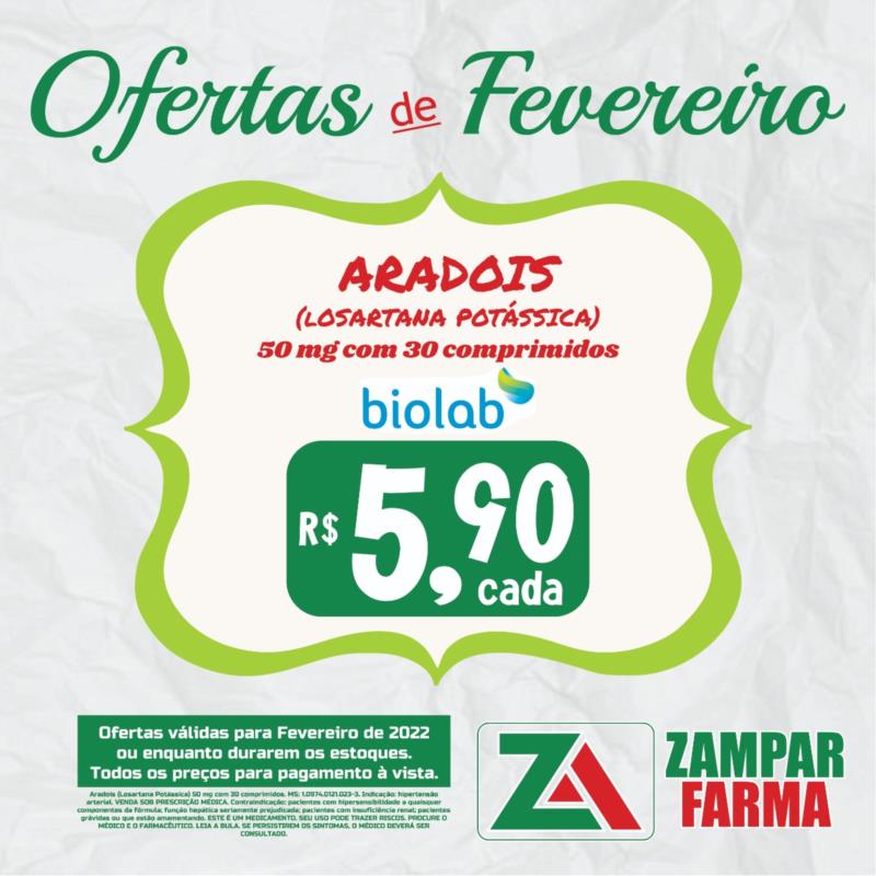 Ofertas de fevereiro na Zampar Farma