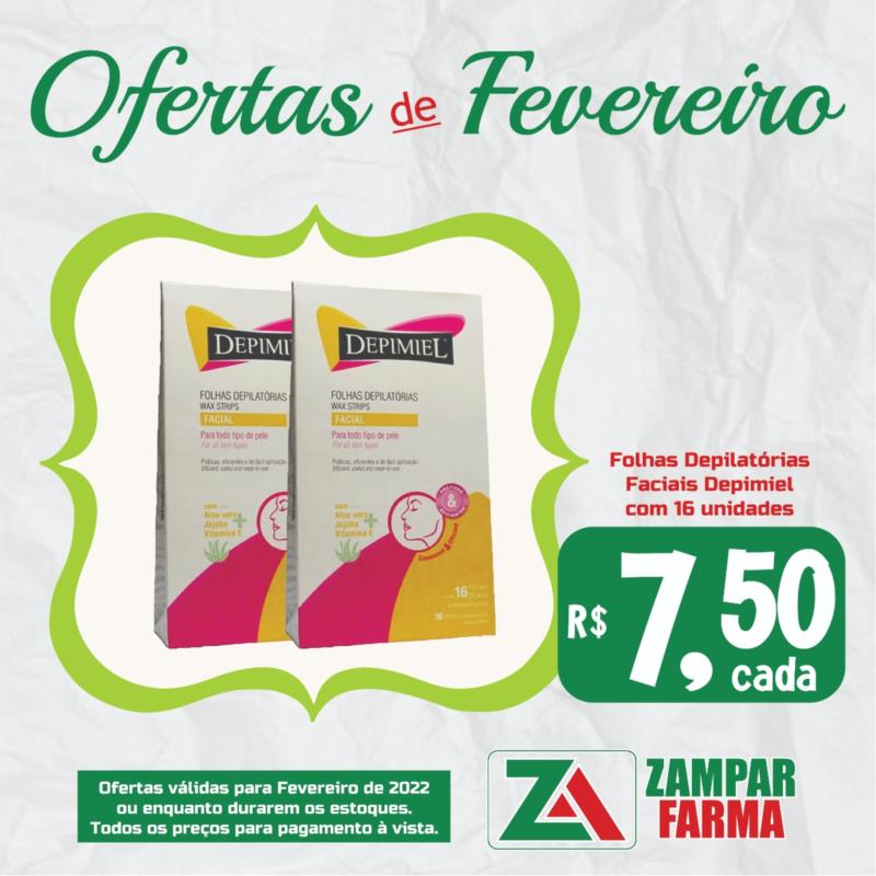 Ofertas de fevereiro na Zampar Farma