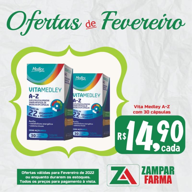 E continuam as ofertas de fevereiro da Zampar Farma