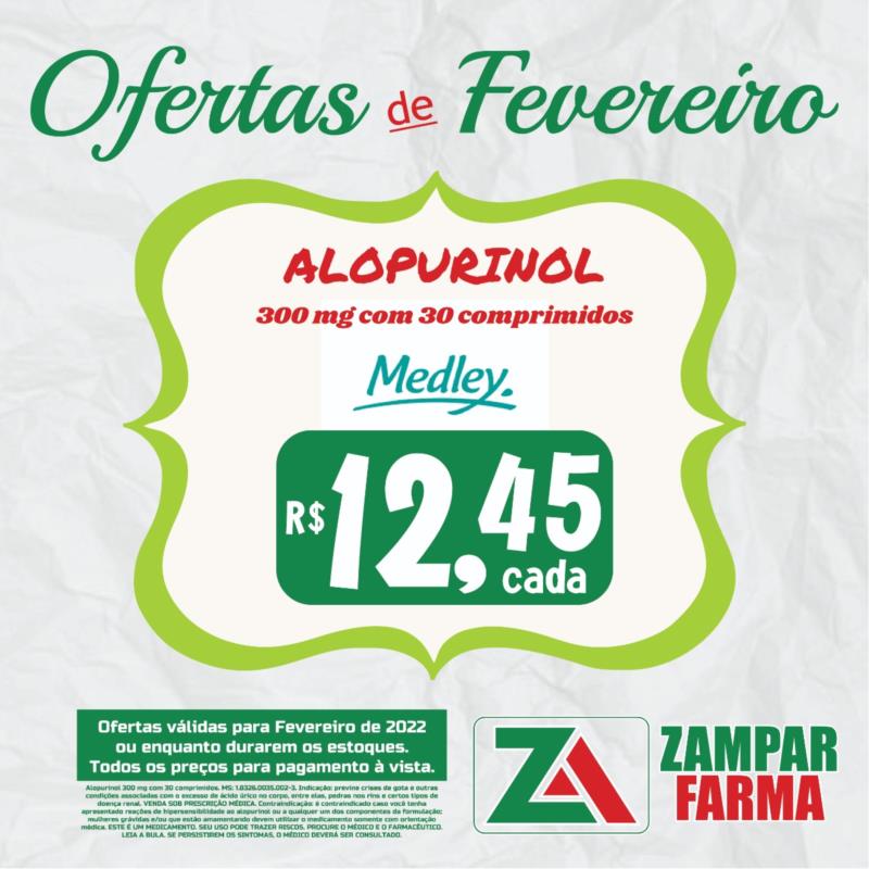 E continuam as ofertas de fevereiro da Zampar Farma