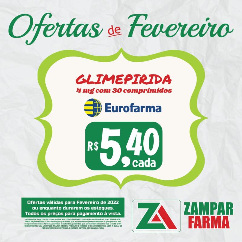 E continuam as ofertas de fevereiro da Zampar Farma