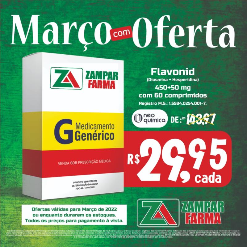 Março com ofertas na Zampar Farma