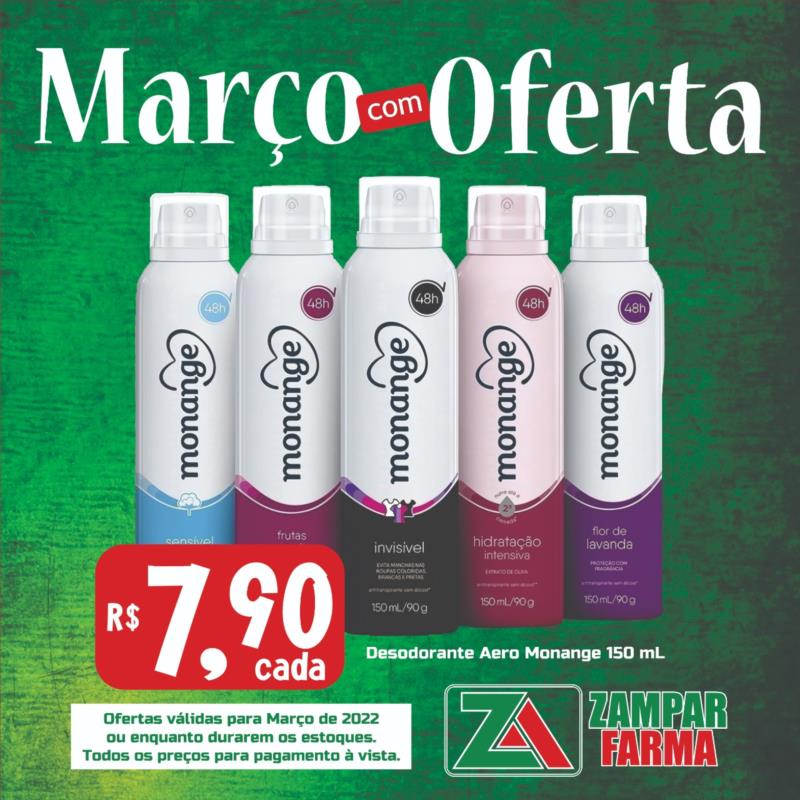 Março com ofertas na Zampar Farma