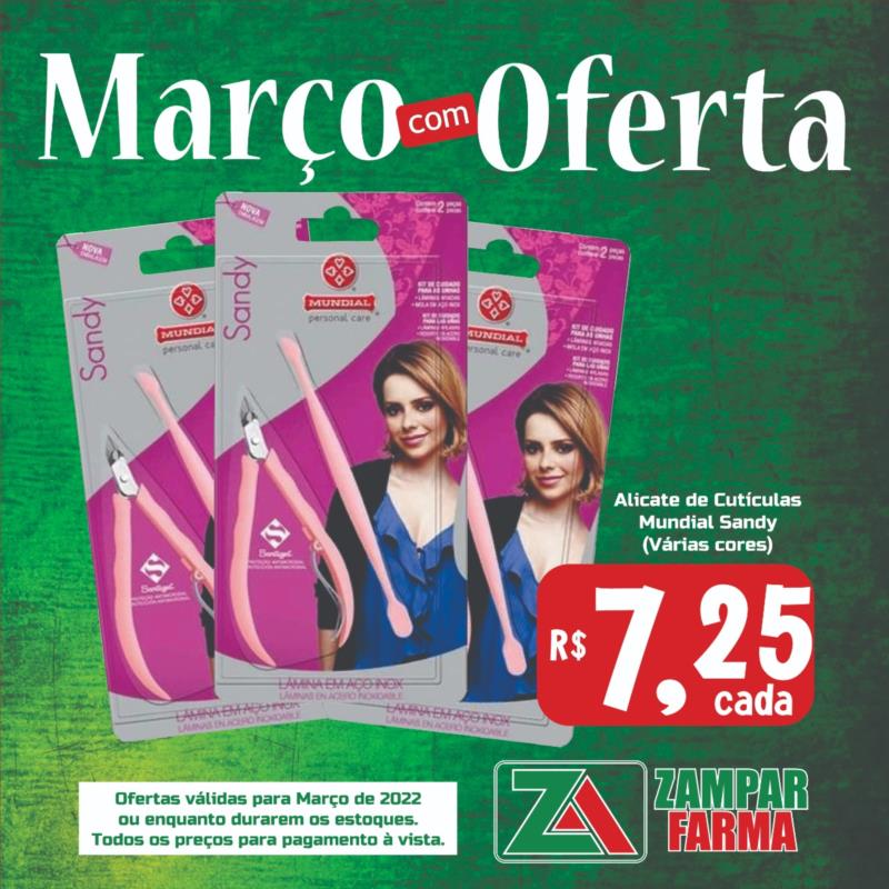 E continuam as ofertas do mês de março na Zampar Farma