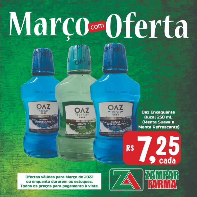 E continuam as ofertas do mês de março na Zampar Farma