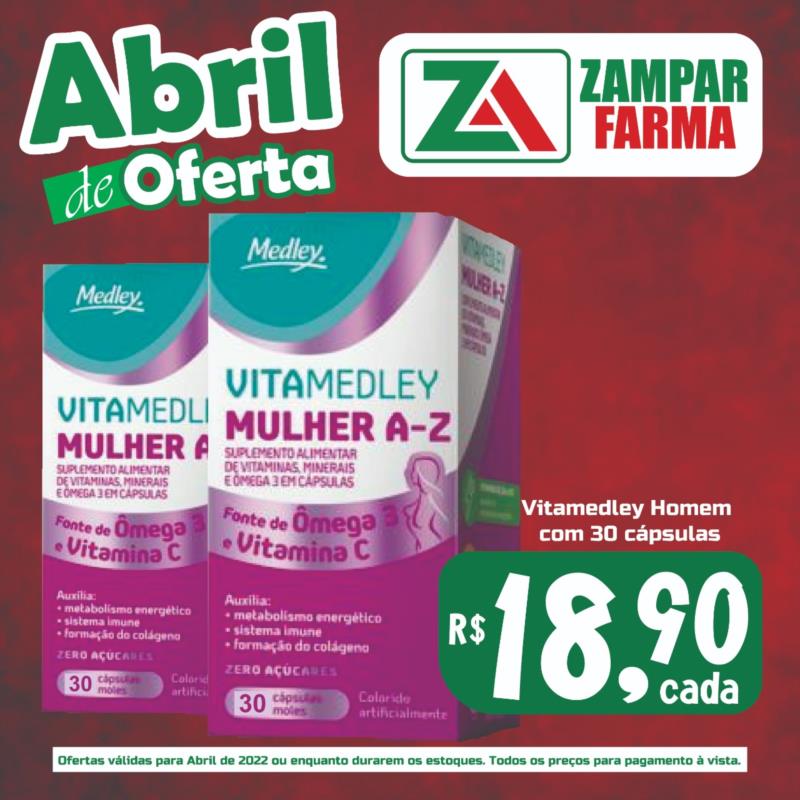 Veja as super ofertas do mês de abril na Zampar Farma