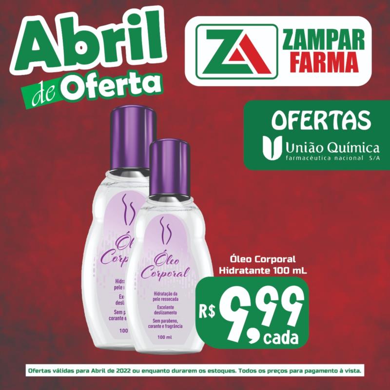 Veja as super ofertas do mês de abril na Zampar Farma