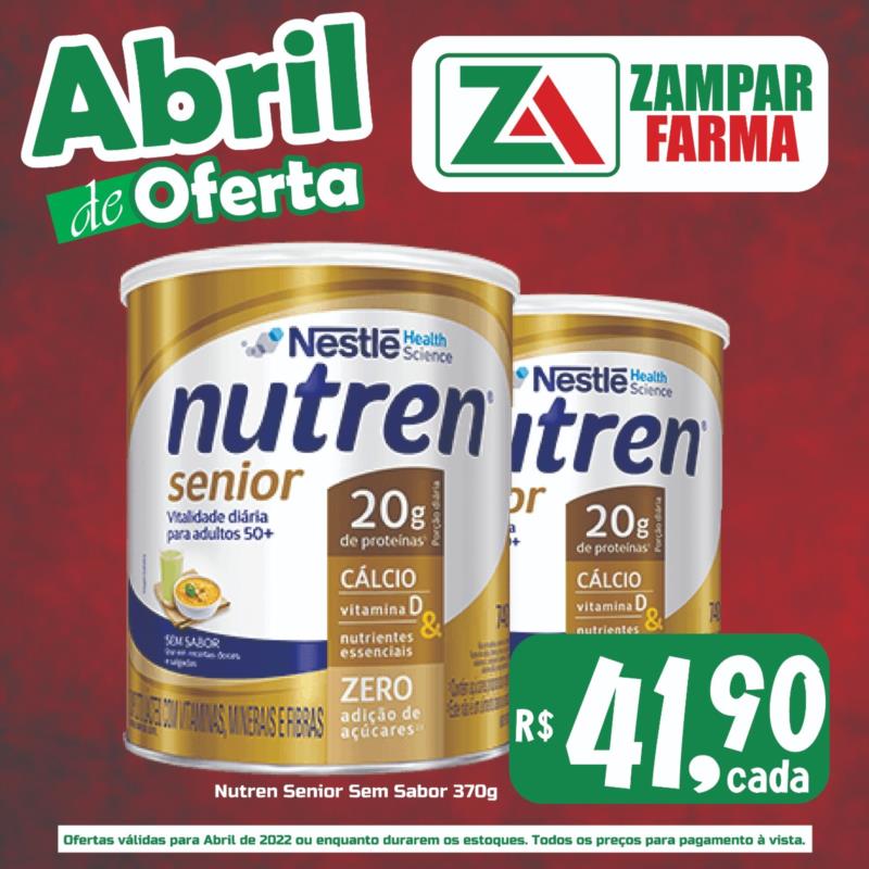 Veja as super ofertas do mês de abril na Zampar Farma