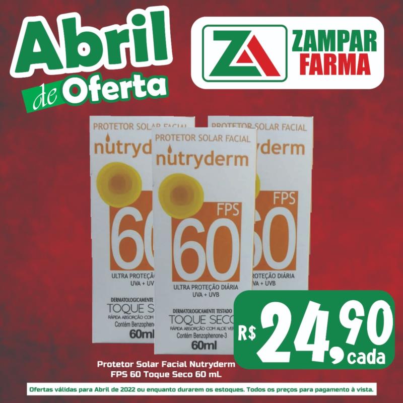 Veja as super ofertas do mês de abril na Zampar Farma