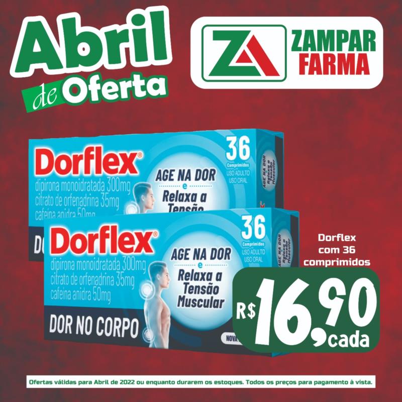 Veja as super ofertas do mês de abril na Zampar Farma