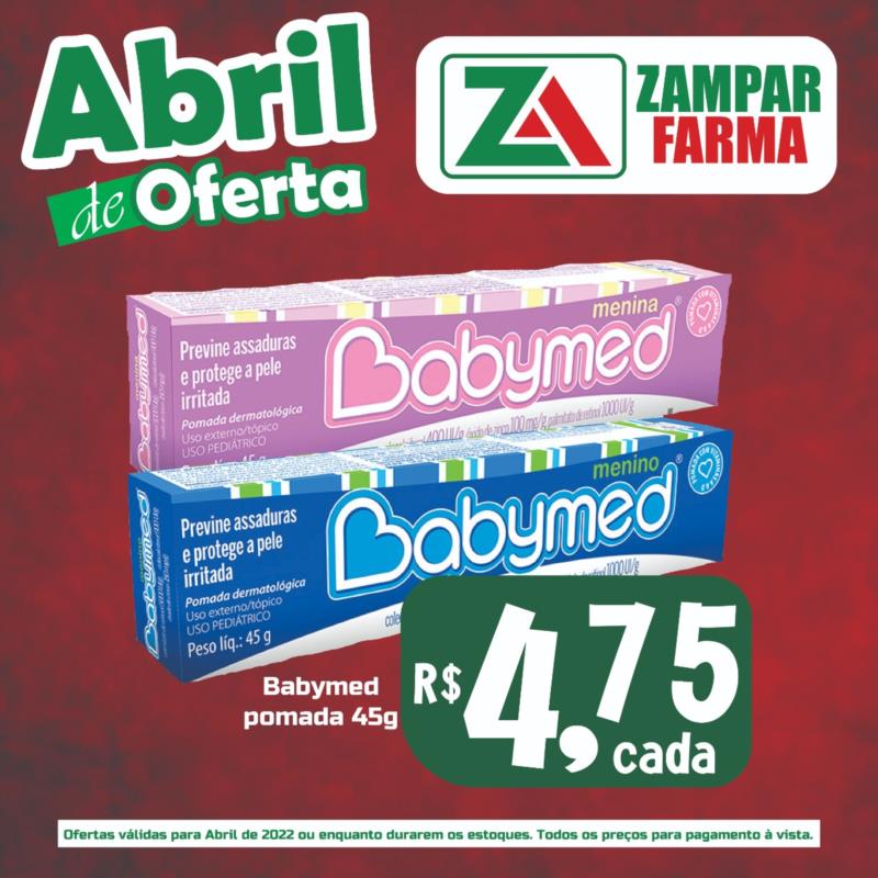 Veja as super ofertas do mês de abril na Zampar Farma