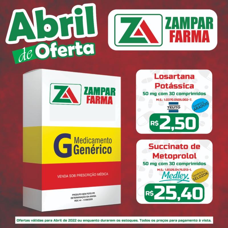 E continuam as ofertas do mês de abril na Zampar Farma