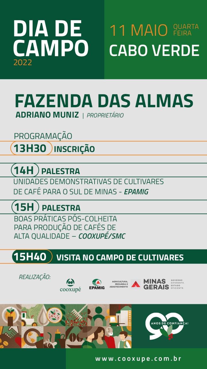 EPAMIG e Cooxupé promovem dias de campo sobre cafeicultura