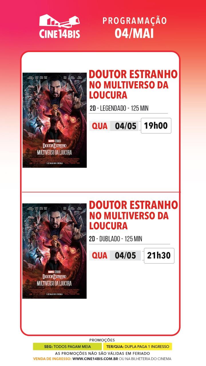 Doutor Estranho no Multiverso da Loucura estreia no Cine 14 Bis