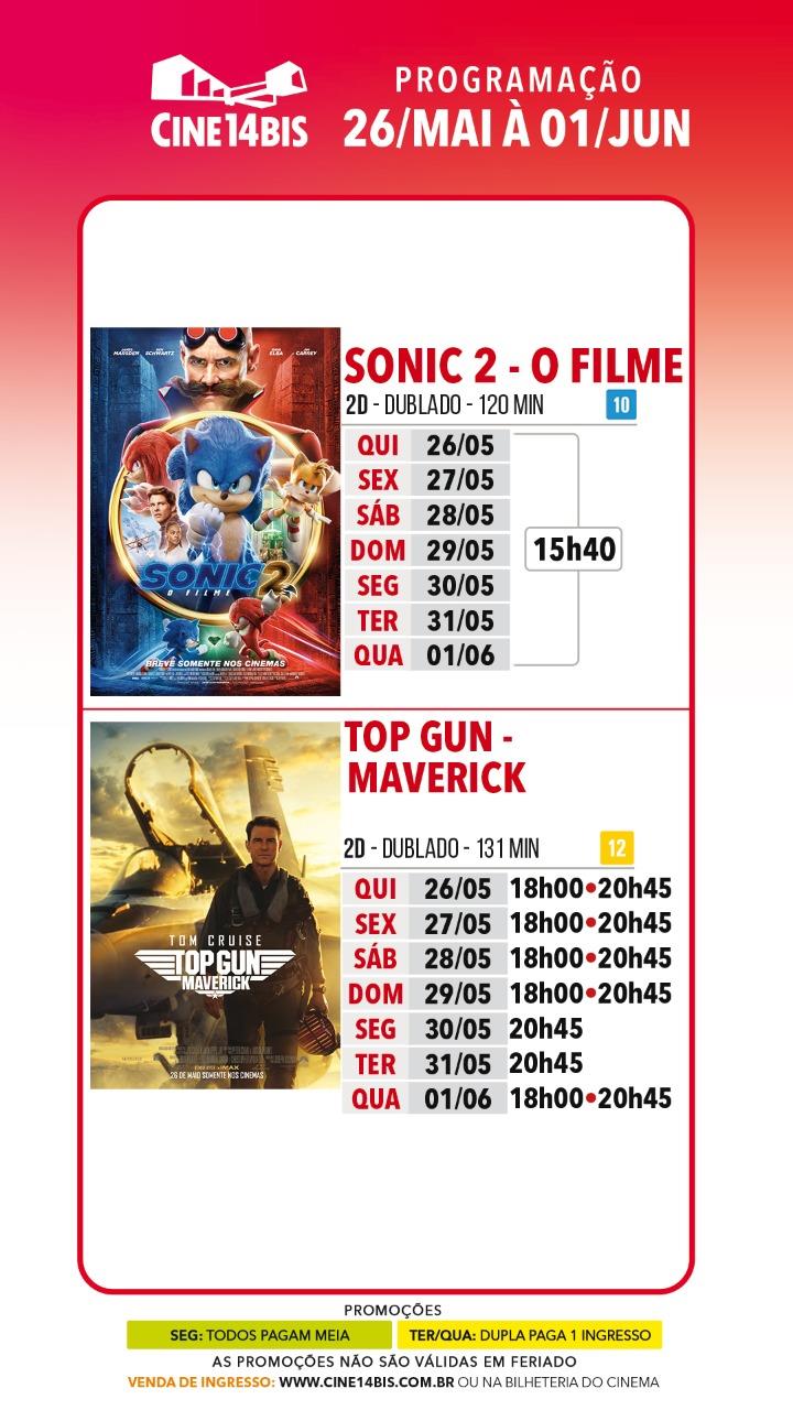 Top Gun - Maverick estreia no Cine 14 Bis