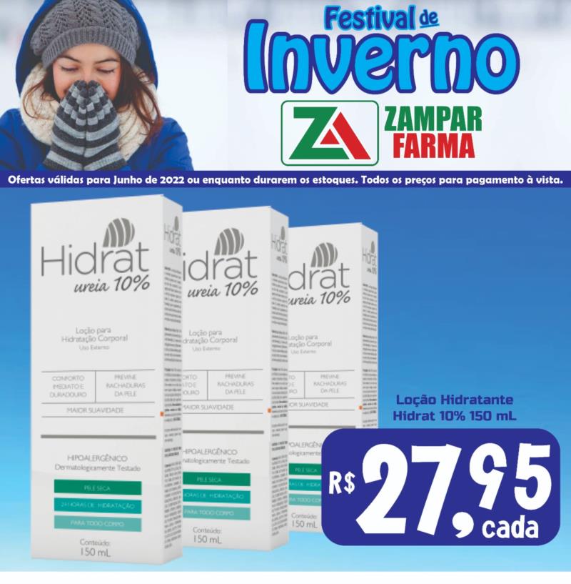 Ofertas de inverno na Zampar Farma