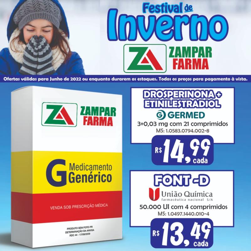 Ofertas de inverno na Zampar Farma