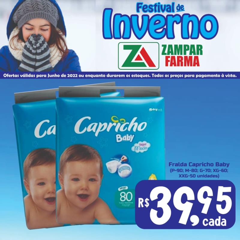 Ofertas de inverno na Zampar Farma