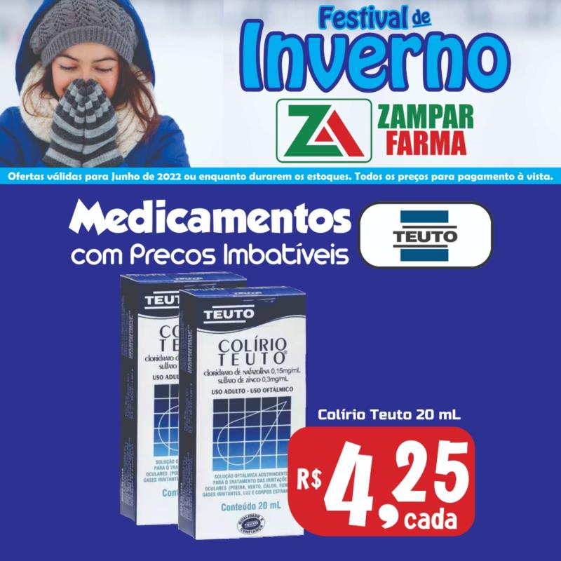 E continuam as ofertas de inverno na Zampar Farma