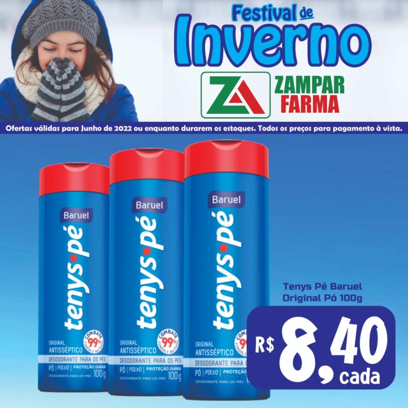 E continuam as ofertas de inverno na Zampar Farma