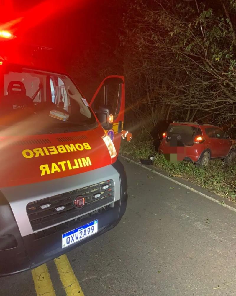 Acidente na rodovia de Juruaia deixa dois feridos