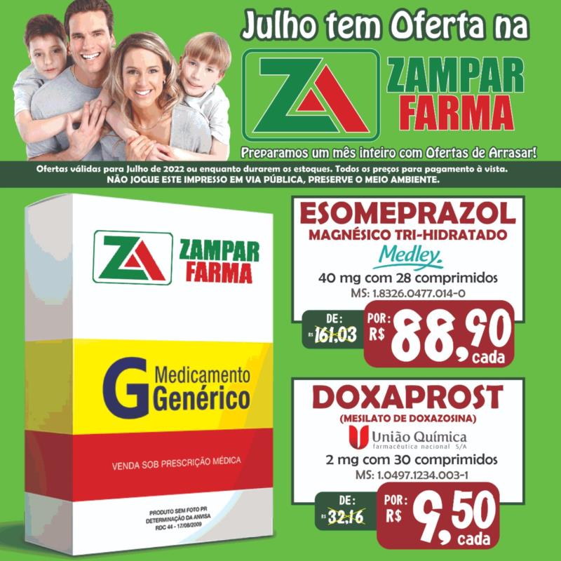 Veja mais ofertas do mês de julho na Zampar Farma