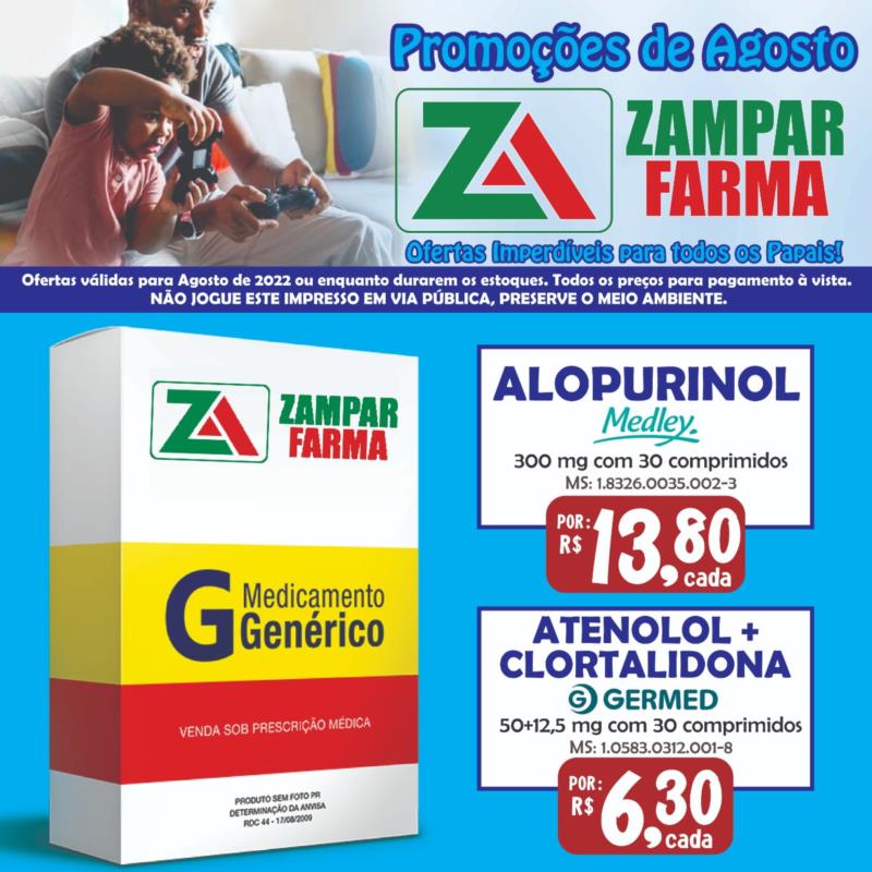 Aproveite as ofertas de agosto da Zampar Farma