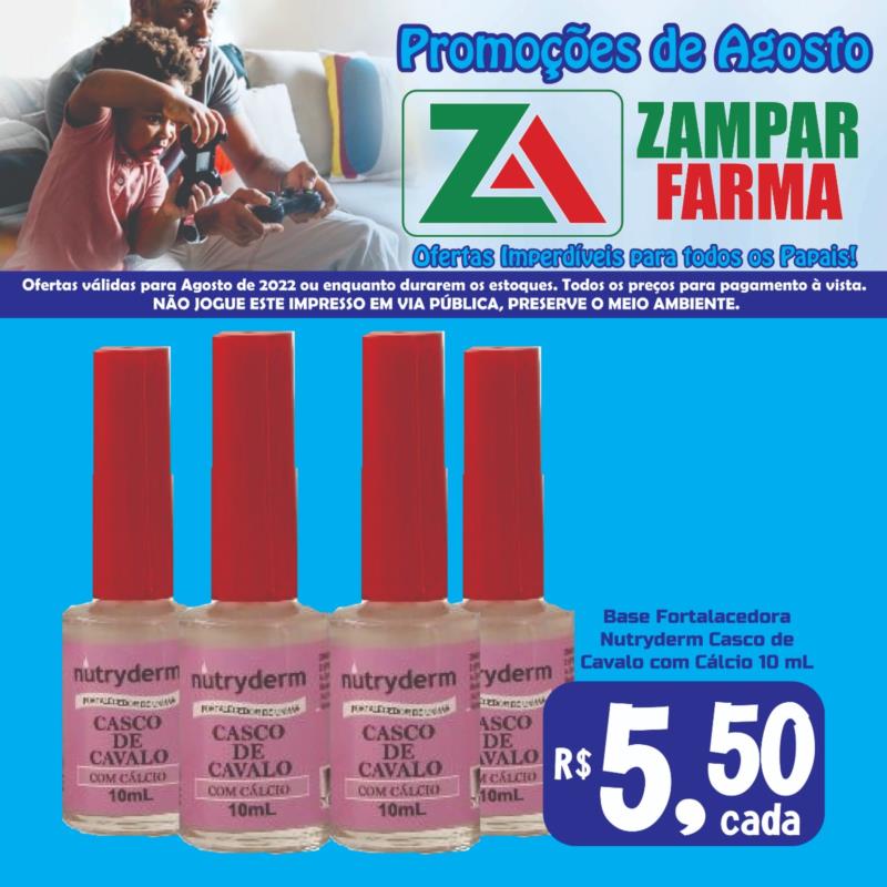 Aproveite as ofertas de agosto da Zampar Farma