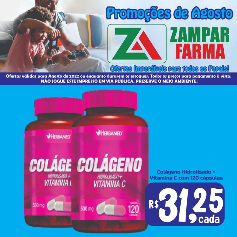 Aproveite as ofertas de agosto da Zampar Farma