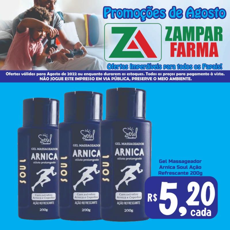 Aproveite as ofertas de agosto da Zampar Farma