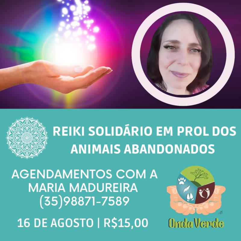 Onda Verde promove Reiki solidário em prol dos animais abandonados em Guaxupé