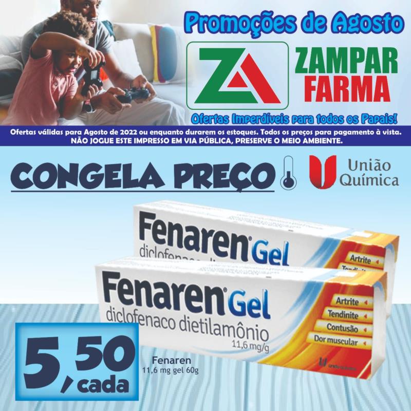 Veja mais ofertas de agosto da Zampar Farma