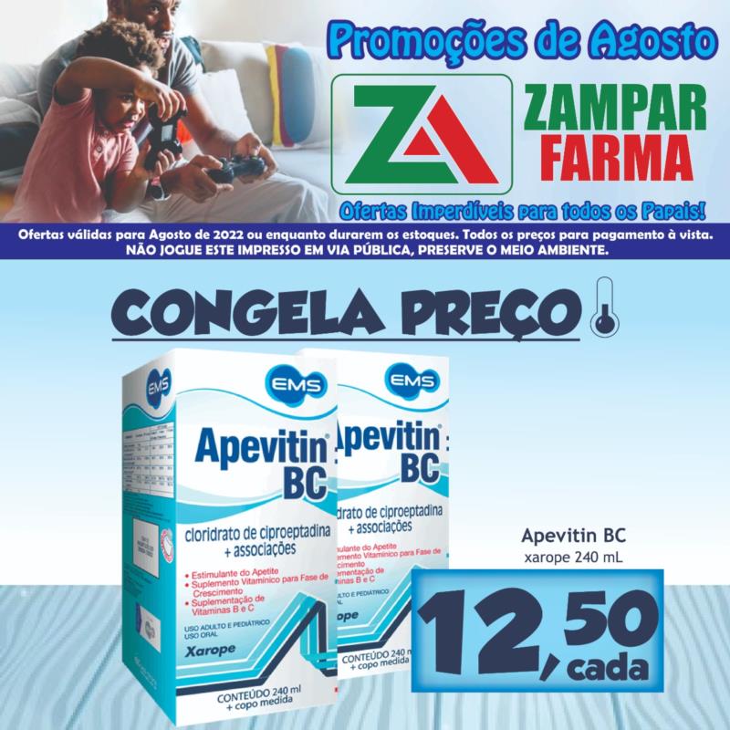 Veja mais ofertas de agosto da Zampar Farma