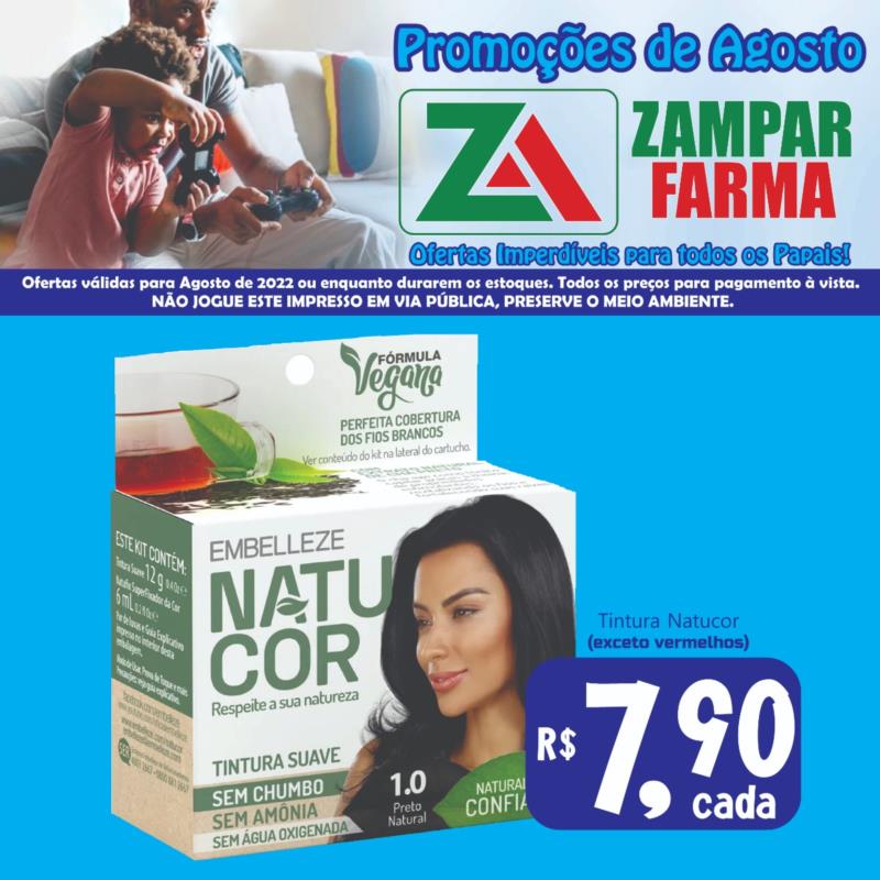 Veja mais ofertas de agosto da Zampar Farma