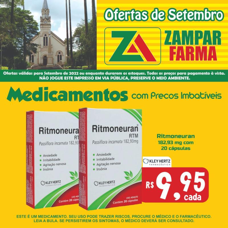 Ofertas de Setembro na Zampar Farma 