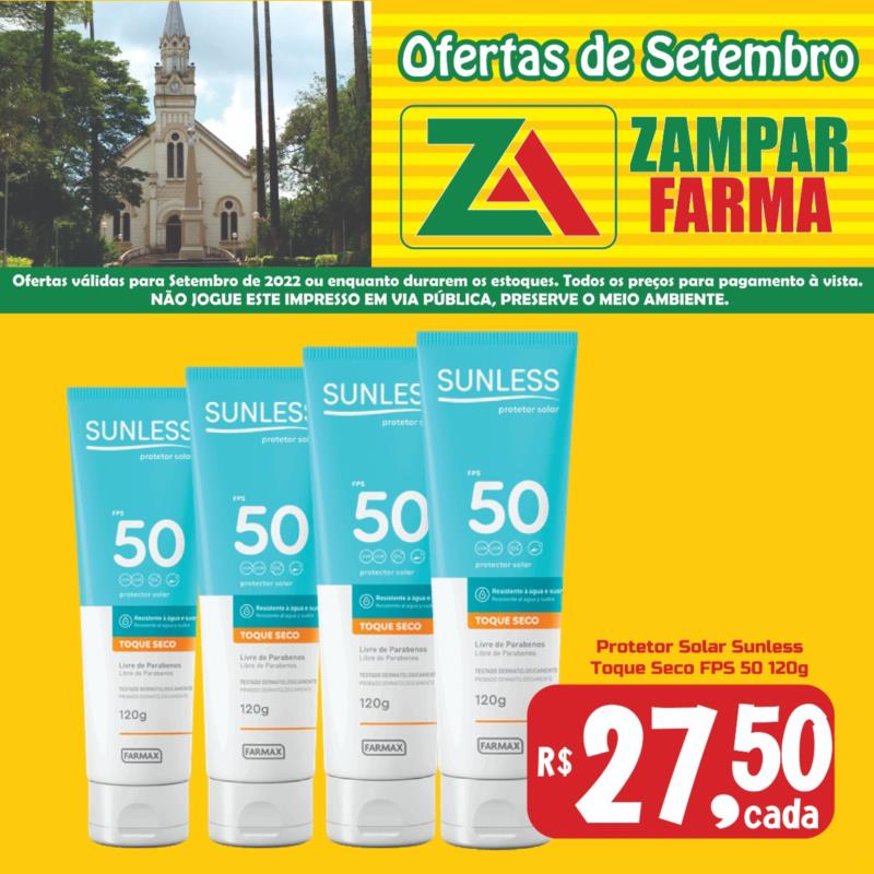 Ofertas de Setembro na Zampar Farma 