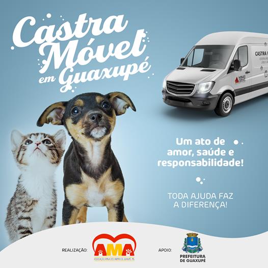 Começaram as inscrições para castrar 240 cães e gatos