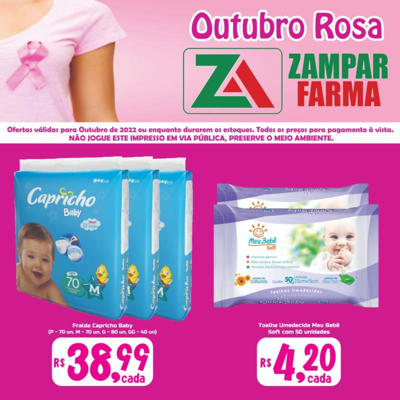 Ofertas de outubro na Zampar Farma 