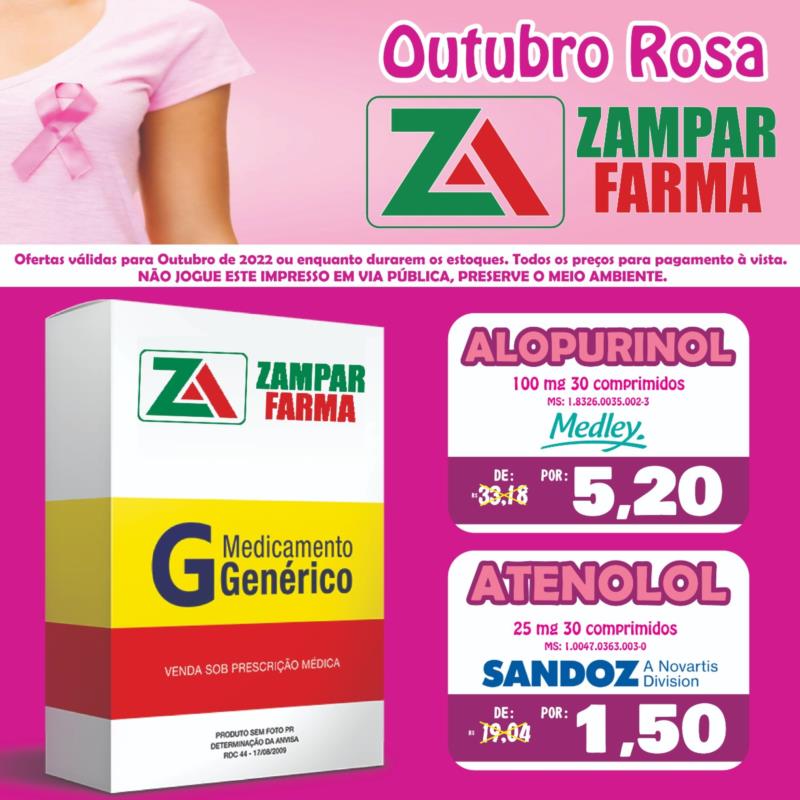 Ofertas de outubro na Zampar Farma 