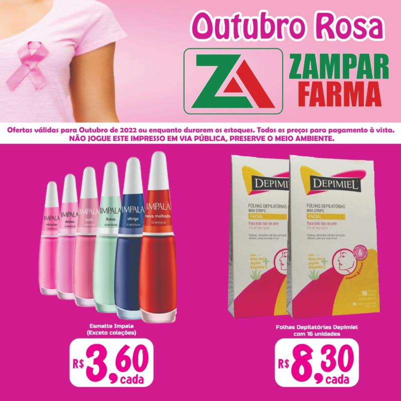 Ofertas de outubro na Zampar Farma 