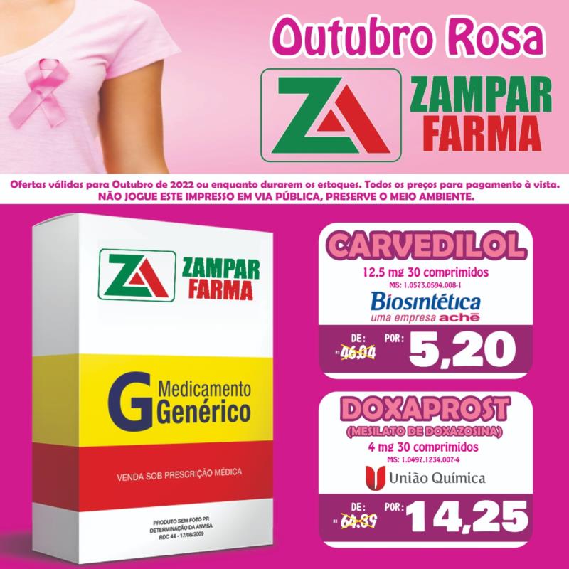 Ofertas de outubro na Zampar Farma 