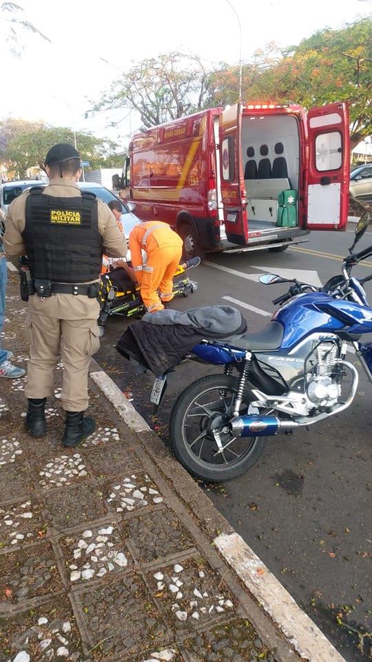 Em Guaxupé, Bombeiros atendem três acidentes envolvendo motocicletas no mesmo dia 