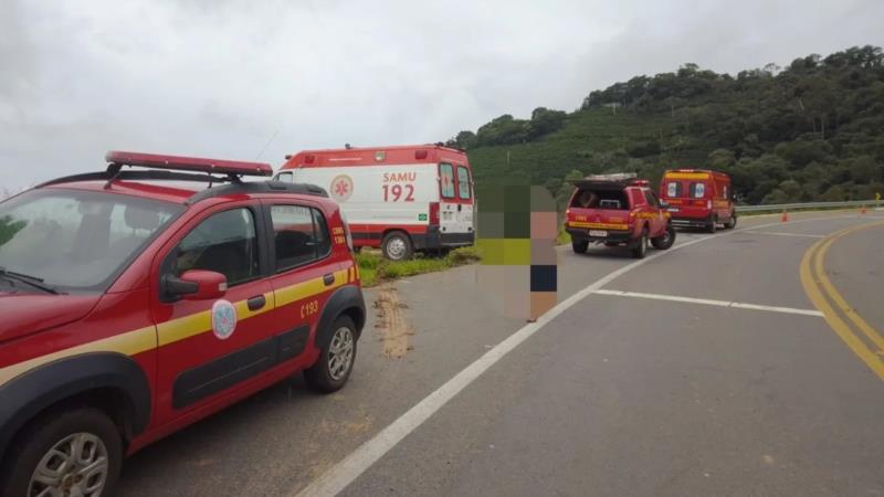 Caminhoneiro de 42 anos perde a vida em acidente de trânsito na BR-146, em São Pedro da União 