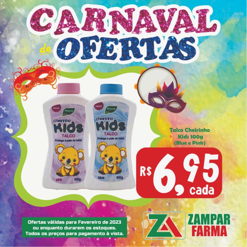 Carnaval de ofertas na Zampar Farma 