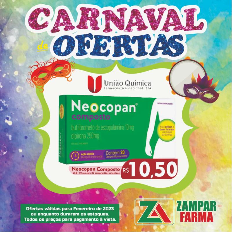 E continua o Carnaval de Ofertas da Zampar Farma 